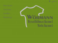 textildruck-woermann.de Webseite Vorschau
