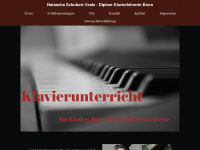 klavierstudio-schubert.de Webseite Vorschau