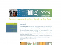 blue-in-green.com Webseite Vorschau