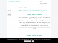 hausarztpraxis-vegesack.de Webseite Vorschau