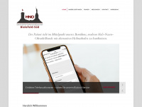 hno-bielefeld-sued.de Webseite Vorschau