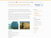 container-waste-water-treatment.com Webseite Vorschau