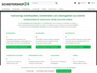 schiefershop24.com Webseite Vorschau