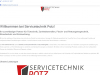 servicetechnik-potz.de Webseite Vorschau