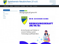 svneukirchen21.de Webseite Vorschau