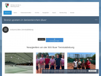 ssv-buer-tennis.de Webseite Vorschau