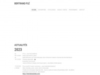 bertrandple.fr Webseite Vorschau