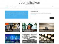 journalistikon.de Webseite Vorschau
