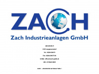zach-gmbh.at Webseite Vorschau