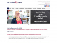 backofficeandmore.at Webseite Vorschau