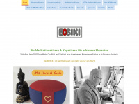 bosiki-meditationskissen.de Webseite Vorschau