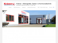 kraemer-motorgeraete.de Webseite Vorschau