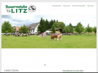 bauernstube-litz.de Webseite Vorschau