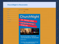 churchnight-neuenstein.de Webseite Vorschau