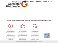 gerechter-welthandel.org Webseite Vorschau