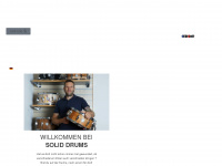solid-drums.ch Webseite Vorschau