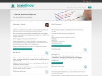 brainfinder.eu Webseite Vorschau