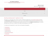 saalfrank-medizinrecht.de Webseite Vorschau