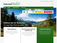 fahrtziel-natur.ch Webseite Vorschau