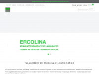 ercolina.ch Webseite Vorschau