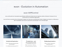 evon-automation.com Webseite Vorschau
