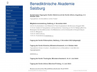 benediktinerakademie.org Webseite Vorschau