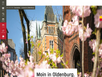 oldenburg-tourismus.de Webseite Vorschau