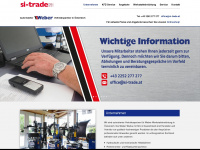 si-trade.at Webseite Vorschau
