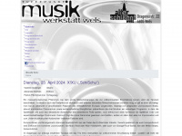 musikwerkstattwels.at Webseite Vorschau