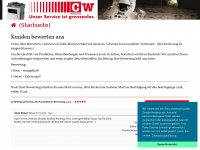 cw-druckservice.de Webseite Vorschau