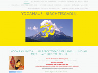 yogahaus-berchtesgaden.com Webseite Vorschau