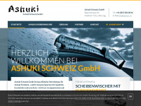 ashuki.ch Webseite Vorschau