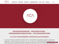 aca.team Webseite Vorschau