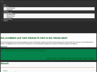 igbioweidebeef.ch Webseite Vorschau