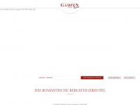 gampen.info Webseite Vorschau
