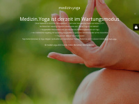 medizin.yoga Webseite Vorschau
