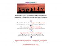 yogastudios.at Webseite Vorschau