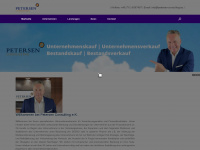 petersen-consulting.eu Webseite Vorschau
