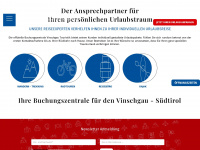vinschgau-touristik.com Webseite Vorschau