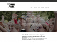youth-and-arts.nrw Webseite Vorschau