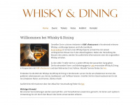 whisky-and-dining.de Webseite Vorschau