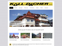 koell-daecher.at Webseite Vorschau