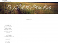 wildnisfamilie.net Webseite Vorschau
