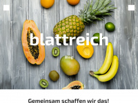 blattreich.wordpress.com Webseite Vorschau