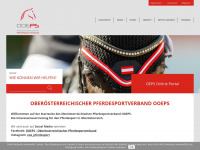 pferdesport-ooe.at Webseite Vorschau