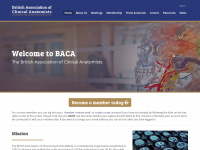 baca-anatomy.co.uk Webseite Vorschau