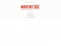martins-bio.de Webseite Vorschau