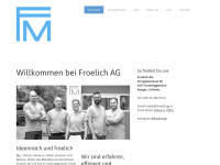 froelichag.ch Webseite Vorschau
