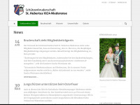schuetzen-niederense.de Webseite Vorschau