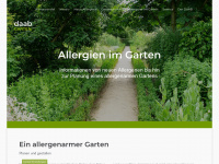 allergien-im-garten.de Webseite Vorschau